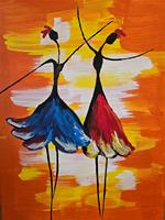 Cary's Art Party "Ballerina's in the Spring" 'Thursday, May 23 at 4pm