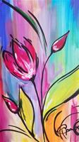 Cary's Art Party "Tulips" Thursday, March 9 at 3pm